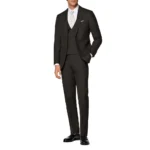 Dark Brown 3 Piece Suit Mens